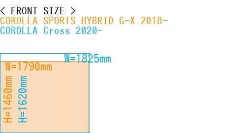 #COROLLA SPORTS HYBRID G-X 2018- + COROLLA Cross 2020-